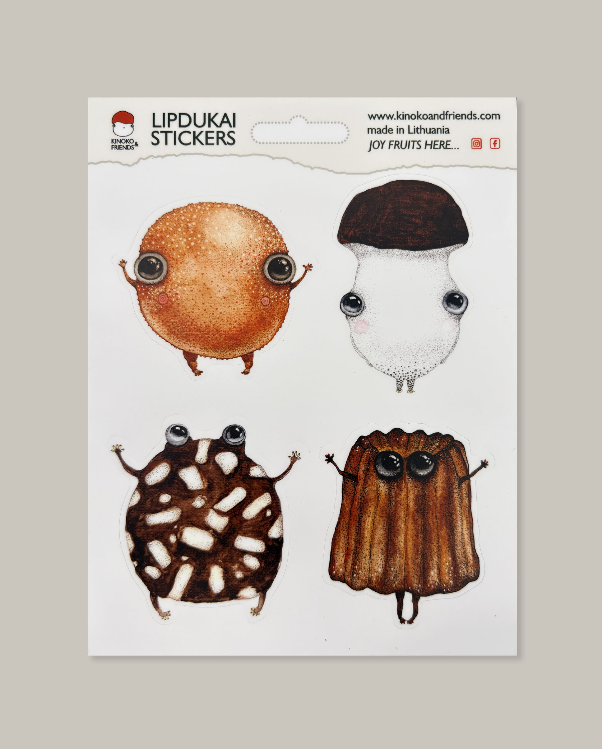 Sweet Treat Friends Sticker Sheet